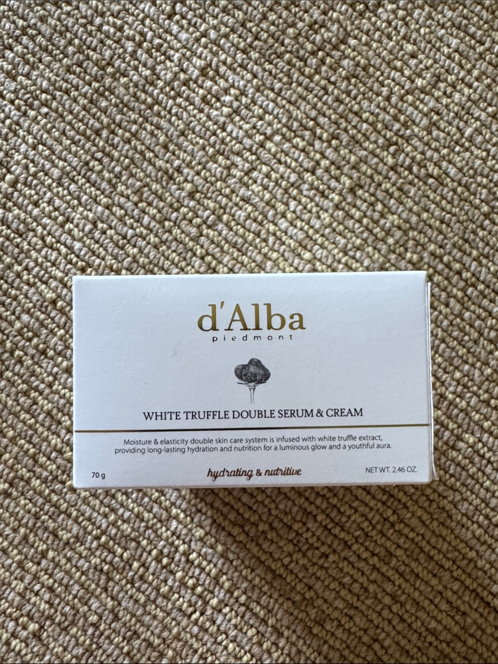 Alba White Truffle Double Serum & Cream — White and Gold